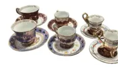 大橋陶器 OHASHI CHINA カップ＆ソーサー 3種2客セット