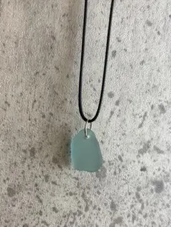 シーグラスネックレス　ハンドメイド