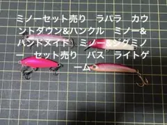 ラパラ　カウントダウン&ハンクル　ミノー&ハンドメイド　ミノー&ジグミノーセットのサムネイル
