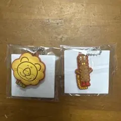 LION Mr.ASPARAGUS ラバーキーホルダー 2種セット