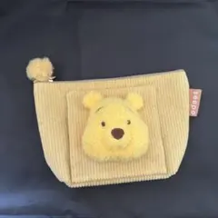 くまのプーさん ふわふわシーポ　シートケース付きポーチ　ウェットティッシュケース