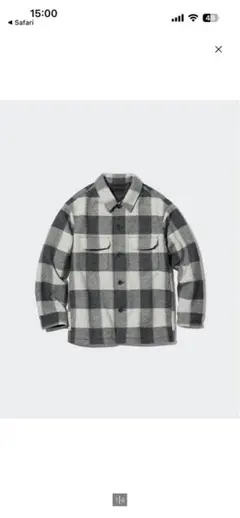 UNIQLOユニクロ　オーバーシャツジャケット　Lサイズ