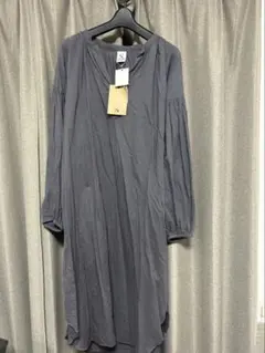 グレディブリリアン タイ付きブラムチュニック チャコールグレー F 