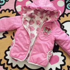 アースマジック ♥ リバーシブル ダウン風 ジャケット アウター 110