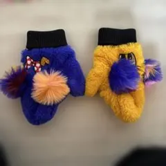 ディズニーランドミニー手袋ファー素材