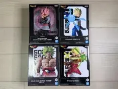 ドラゴンボール ゴクウブラック ロゼ ベジータ ブロリー フィギュア 4点セットのサムネイル