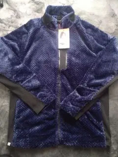 ワークマン　ダイヤフリース　裏アルミジャケット　ネイビー　紺色　LLサイズ