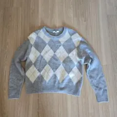 UNIQLO　レディース　 アーガイル柄 セーター Lサイズ