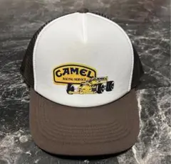 発送前の為値下げ‼️CAMEL RACING SERVICE メッシュキャップ