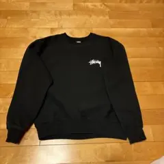 Stussy ブラック Lサイズ トレーナー