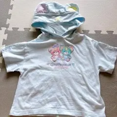 メゾピアノ　リトルツインスターズコラボパーカーTシャツ