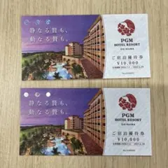 PGM HOTEL RESORT OKINAWA ご宿泊優待券 2枚セット