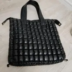 未使用★FIRANO ARNO LABEL★ブラックキルティングバッグ