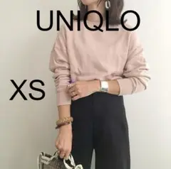 本日特価ユニクロ スウェットクルーネックシャツシンプルかわいい重宝XS