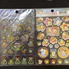 s*n様 平成レトロ とっとこハム太郎 シール 2枚セット 新品未使用 希少 レ