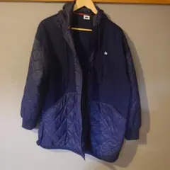 LOGOS ネイビー キルティングアウター Lサイズ