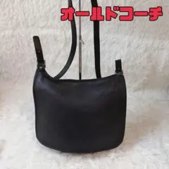 【美品】COACH オールドコーチ ショルダーバッグ ブラック USA製のサムネイル