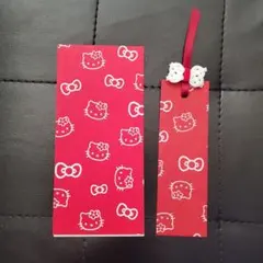 ハローキティ 和紙 メモ帳としおりセット