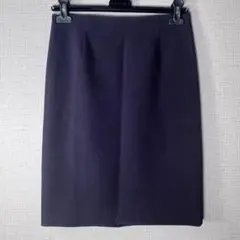 【VICKY】美品ストレッチタイトスカート濃紺(2/M)オフィス美シルエットのサムネイル