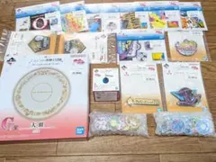 一番くじ　ジョジョの奇妙な冒険　ロゴ　チャーム　皿　ラバー　シール　まとめ