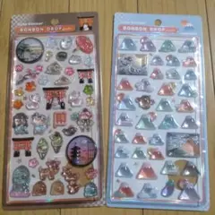 BONBON DROP シール 2シートセット　和柄/富士山