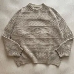 vintage アランニット ケーブル 新商品】アラン柄が上品。大人のケーブル編みニット登場 | Factelier
