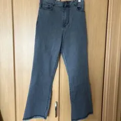 ティピー　あったかデニムフレアパンツ