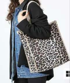 LeSportsac LG BOOK TOTE フラクセンレオパード　タグ付きのサムネイル