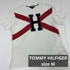 TOMMY HILFIGER Tシャツ　デカロゴ　古着　M