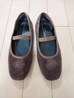 studio CLIP ラメ フラットシューズ バレエシューズのサムネイル