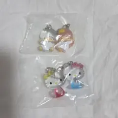 サンリオキャラクター なかよしドロップチャーム キティ ミミィ キキララ