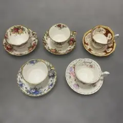 ティーカップ・ソーサーセット 5個