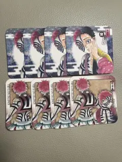 鬼滅の刃 原画展　アートコースター　 猗窩座　あかざ　8枚セット原作絵柄　グッズ