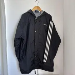 adidas フード付きジャケット ブラック