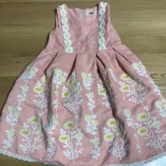 Souris スーリー　ワンピース　110 春　ピンク　花