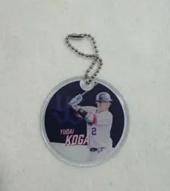 ヤクルトスワローズ　ファン感謝祭　スワポン　PVCクリアチャーム　古賀選手