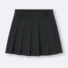 GU プリーツスコート 黒