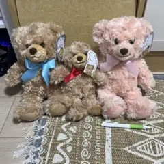 ハニーテディベア 2種（ボーイ＆ガールベ)新品 くまぬいぐるみ - メルカリ