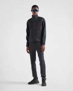 Prada padded double-jersey recycl jacket