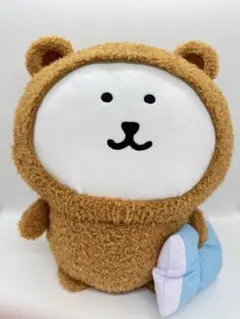 ナガノキャラクターズ　するか、冬眠　BIGぬいぐるみ　ナガノのくま