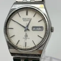 SEIKO セイコー ツインクォーツ 74年製高級QZ 純正ブレス付 電池交換済 