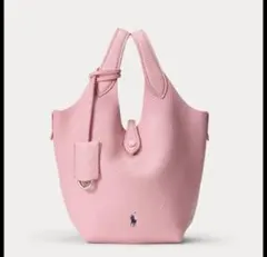 Polo Play スモールトート クロスボディバッグ ピンク