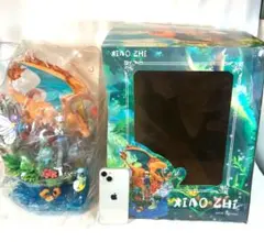 特大　ポケモン　フィギュア サトシ リザードン ガレージキット 全長41cm Pokemon G.E.M. Pocket Monster Series