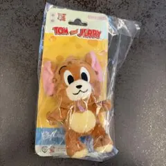 トムとジェリーのジェリー　プレイチャーム＆スマホスタンド　ぬいぐるみ