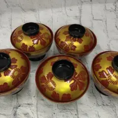 蓋付き碗5客セット