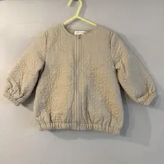 mamaraku 花柄キルティングジャケット 90