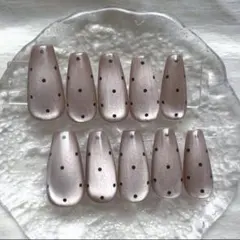 即購入OK！マグネットネイル❤︎ドットネイル❤︎ワンホンネイル❤︎水光ネイル❤︎