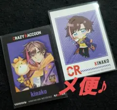 Crazy Raccoon きなこ チェキ風カード　gigo