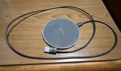 ワイヤレス充電器 グレー USB