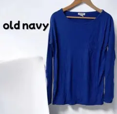 【OLD NAVY長袖Tシャツ】胸ポケット付き ネイビー　長袖
